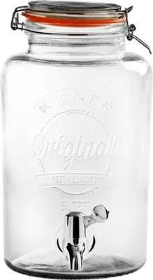Produktbild von Kilner Getränkespender mit Bügelverschluss 5 Liter, rund
