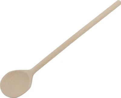 Immagine prodotto di Cucchiaio da cucina in legno, rotondo, lunghezza 25 cm, legno di faggio 10''