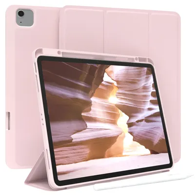 Produktbild von EAZY CASE Smartcase mit Stifthalter für Apple iPad Air 13 (2026) Hülle mit Stifthalterung, Tablet Cover aufstellbar  13 Zoll in Rosa