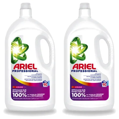Produktbild von 2 x Ariel Professional Color Flüssigwaschmittel - 4,05 l - Vorteilspackung - 2 Stücke