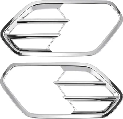 Produktbild von Nebelscheinwerferabdeckung für Ford Escape 2017-2019 Vorne Links, Vorne Rechts Nebelscheinwerferabdeckung Blende ABS 1 Paar Silberton