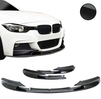 Für BMW 3er F30 F31 mit M-Paket Spoiler Lippe Frontspoiler mit ABE CARBON Optik in der Farbe CARBON von Jom Car-Parts GmbH