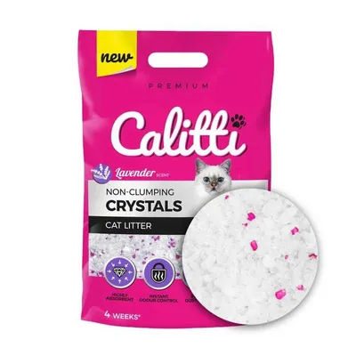 Immagine prodotto di CALITTI Cristalli di Lavanda - Lettiera in silicone per gatti 3,8l