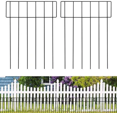 Productafbeelding van Dierenbarrièrehekken - Decoratief tuinhek - 10 stuks