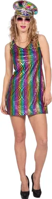 Image de Costume Shiny Rainbow Girl Festival pour femme