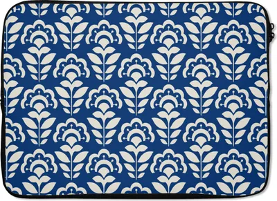 Produktbild von MuchoWow® Laptop Hülle 14 ZollSonnenblume - Blau - Design Laptoptasche - Laptoptasche - Stoßsicher - Schutzhaube