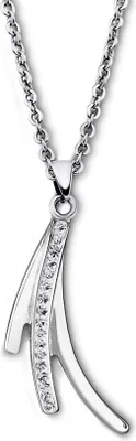 Produktbild von Lotus Style Damen Edelstahl Collier LS1949-1/1 Halskette Strass
