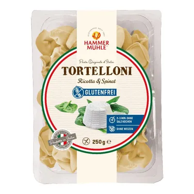Obrázok produktu pre Hammermühle Tortelloni špenát a rikota 250g