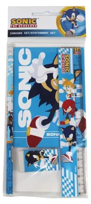 Obrázek produktu pro Sada psacích potřeb Sonic the Hedgehog, 5 dílů