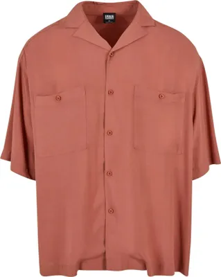 Image de Urban Classics - Chemise de villégiature pour hommes TN813 (4XL) (terre cuite)