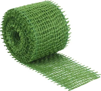Obrázok produktu pre Jutový dekoračný pás - 3 m x 4 cm - zelený