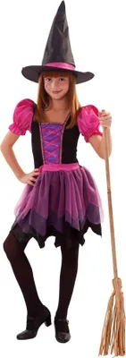 Produktbild von Hexe Walpurgis - Halloween Kostüm Kinder Mädchen Kindergröße: 128