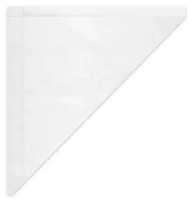 Produktbild von 1000x Spitztüten 19x19cm weiß gefädelt geeignet für 125g