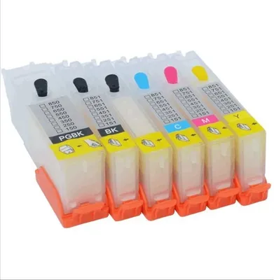 Produktbild von CISS / Easyrefillpatronen für PGI550 & CLI551er (6erPatronen) Multipack für die Drucker mit den GRAU Patronen