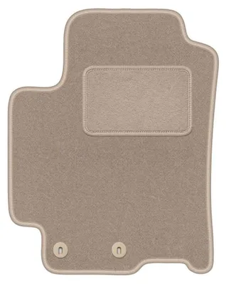 Produktbild von Fahrermatte Velours für Kia Stonic ab 2017 (Crossover) – 1-tlg, Beige, passgenau – Wielganizator LUX