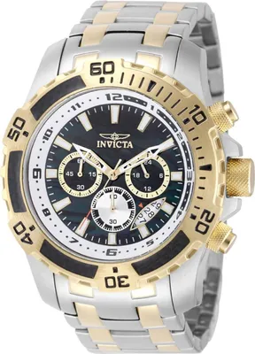 Obrázok produktu pre Invicta Pro Diver - SCUBA 49852 Pánske Hodinky - Quartz Hnutie - Nerezová Oceľ s Čiernym Ciferníkom - 51 mm