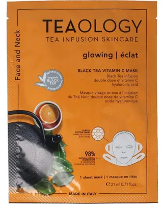 Produktbild von Teeology Schwarztee-Gesichtsmaske mit Vitamin C (1 Stück)