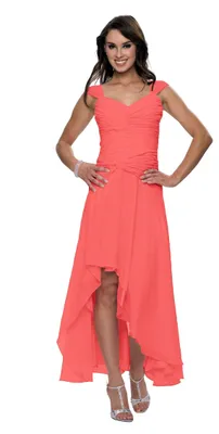 Produktbild von Astrapahl Damen Cocktail Kleid mit schönen Raffungen, Knielang, Einfarbig, Gr. 3