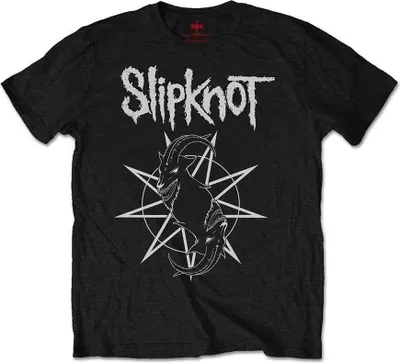 Image de T-shirt Slipknot Goat Star Logo noir M