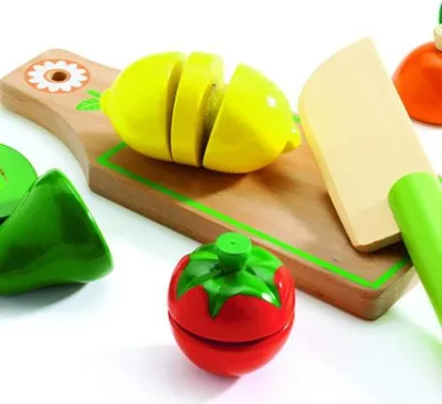 Zdjęcie produktu dla Gra fabularna „Owoce i warzywa do krojenia”, Djeco
