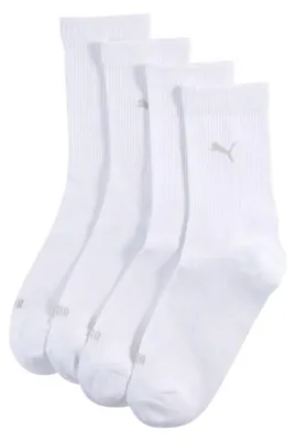 Image de Chaussettes PUMA pour femme, lot de 2, blanc, taille 39-42