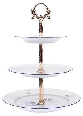 Image de Étagère, Constance, canards, porcelaine tchèque Thun, 33 cm