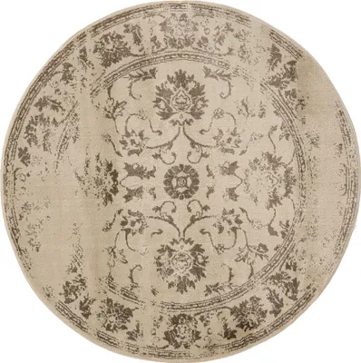 Produktbild von Interiyou Teppich Suzuka Cream/Braun ø 120 cm rund