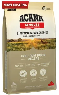 Produktbild von ACANA Singles Free-Run Duck - trockenfutter für Hunde - 11 4kg