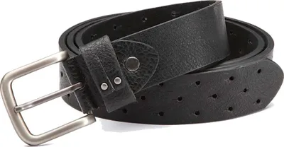 Produktbild von Herren Leder Gürtel Kunst-Leder Schwarz 105 cm