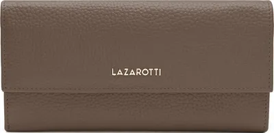 Produktbild von Lazarotti Leder Geldbörse Bologna Leather Wallet With 12 Card Slots Taupe braun