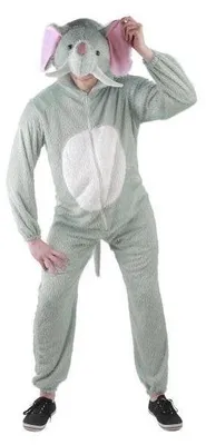 Produktbild von Elefantenkostüm Kostüm Elefant Tierkostüm Kostüme Tier Elefantkostüm Gr. M - XXXL, Größe:M