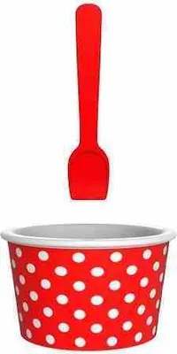 Image de Bol à glace, rouge et blanc / Zak!designs