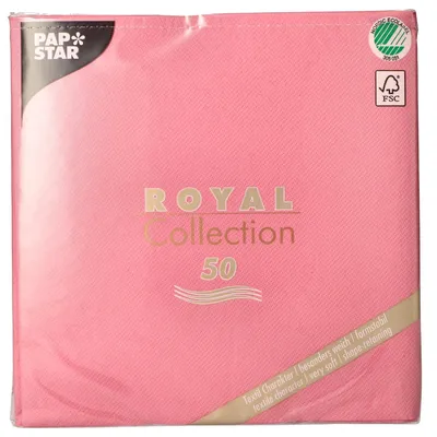 Zdjęcie produktu dla Papstar Servietten Uni rosa
