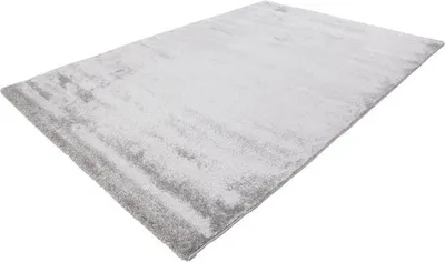 Produktbild von Lalee Softtouch - Berber Teppich - Uni - Hochflor - Uni - Shaggy - Samt 160x230 cm silber