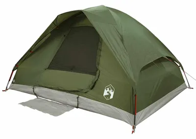 Productafbeelding van vidaXL Koepeltent voor 4 personen, olijgroen, waterdicht