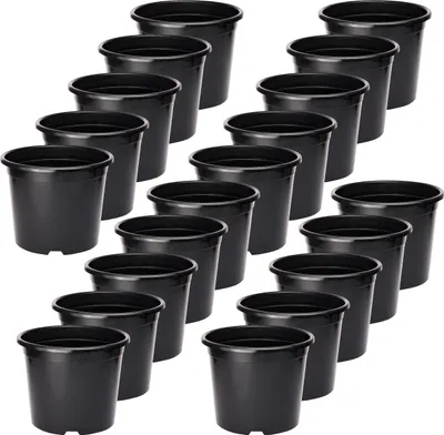Produktbild von Garronda Blumentopf GD-0025 (20 Stück - Schwarz, ⌀ 35cm H=29cm)