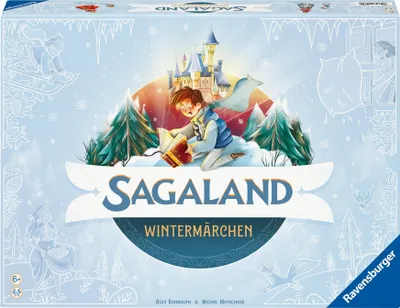 Zdjęcie produktu dla Ravensburger 22460 - Sagaland Wintermärchen - Gra planszowa dla dzieci i dorosłych, 2-6 graczy, klasyczna gra pamięciowa a 22460