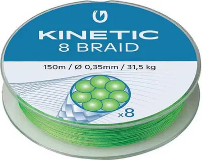 Produktbild von Kinetic 8 150 M Geflochtene Schnur Silber 0.120 mm Silber 0.120 mm