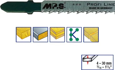 Produktbild von 5 Stück MPS® CV-Stichstägeblatt für 3-30mm Materialstärke