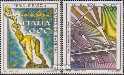 Produktbild von Briefmarken Italien 1991 Mi 2188-2189 (kompl.Ausg.) postfrisch Kulturelles Erbe
