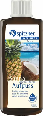 Produktbild von Spitzner Saunaaufguss Wellness Ananas-Kokos 190ml Sauna Aufguss Konzentrat