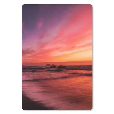 Produktbild von MuchoWow® Mauspad Mousepad Strand - Meer - Natur - Abend 18x27 cm - Mousepads - Maus Mat - Pad - Mausunterlage