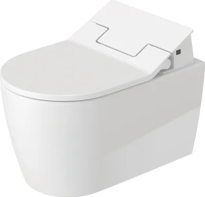 Produktbild von Duravit Wand-WC RIMLESS ME by Starck tief, 370 x 570 mm, SensoWash weiß