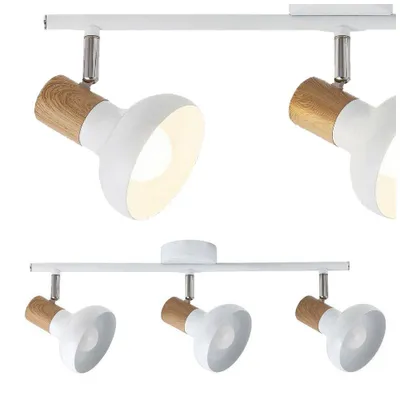 Immagine prodotto di Rabalux 5945 Faretto da soffitto a 3 punti luce Holly, E14, bianco, stile scandinavo