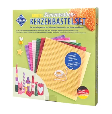 Obrázek produktu pro Sada na výrobu svíček Pebaro BUNT, 6 barev, WACHS-SET 3