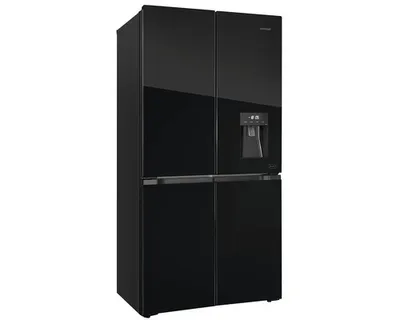 Produktbild von Concept LA8891BC, Freistehend, French door, Schwarz, 563 l, SN-T, C