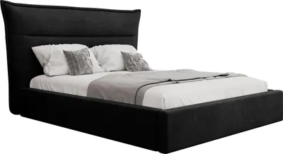 Produktbild von MIRJAN24 Polsterbett  Tinkus, Doppelbett mit Bettkasten, Ehebett, Lattenrost (Farbe: Kronos 07, Größe: 140x200 cm)