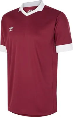 Immagine prodotto di Umbro - Maglia a manica corta "Tempest" da bambino UO259 (158) (rosso vino/bianco)