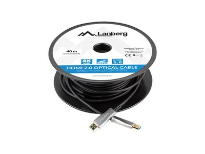 Obrázok produktu pre Lanberg HDMI kábel M/M 40 m v2.0 4K AOC optický