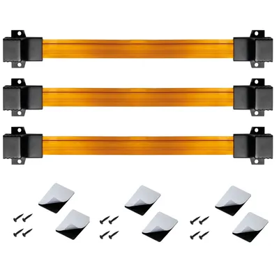 Produktbild von ARLI 3x RJ45 Fensterdurchführung für Netzwerkkabel Flachkabel inkl. 6 x Klebepads + 12 x Schrauben